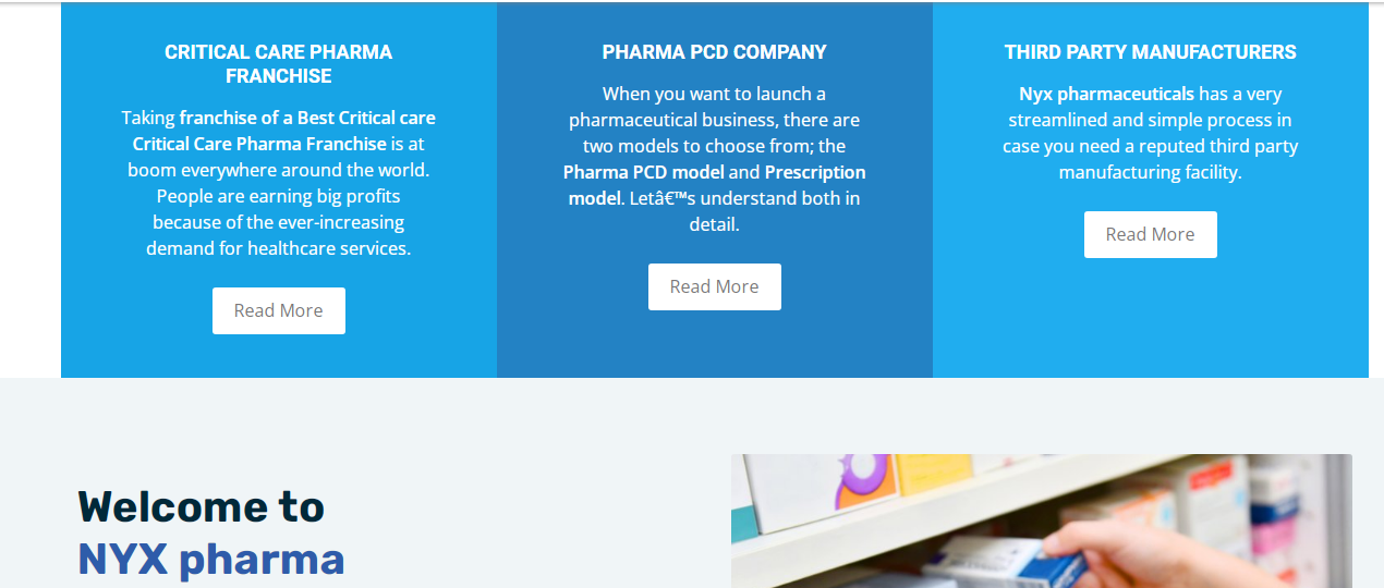 Critical Care PCD Critical Care Pharma Franchise - Nyx Pharma